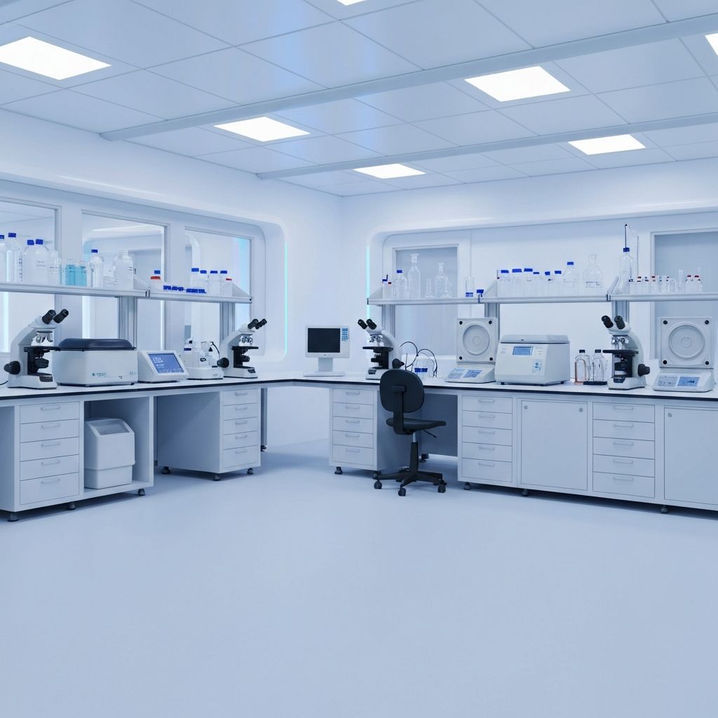 Advanced biotech laboratory